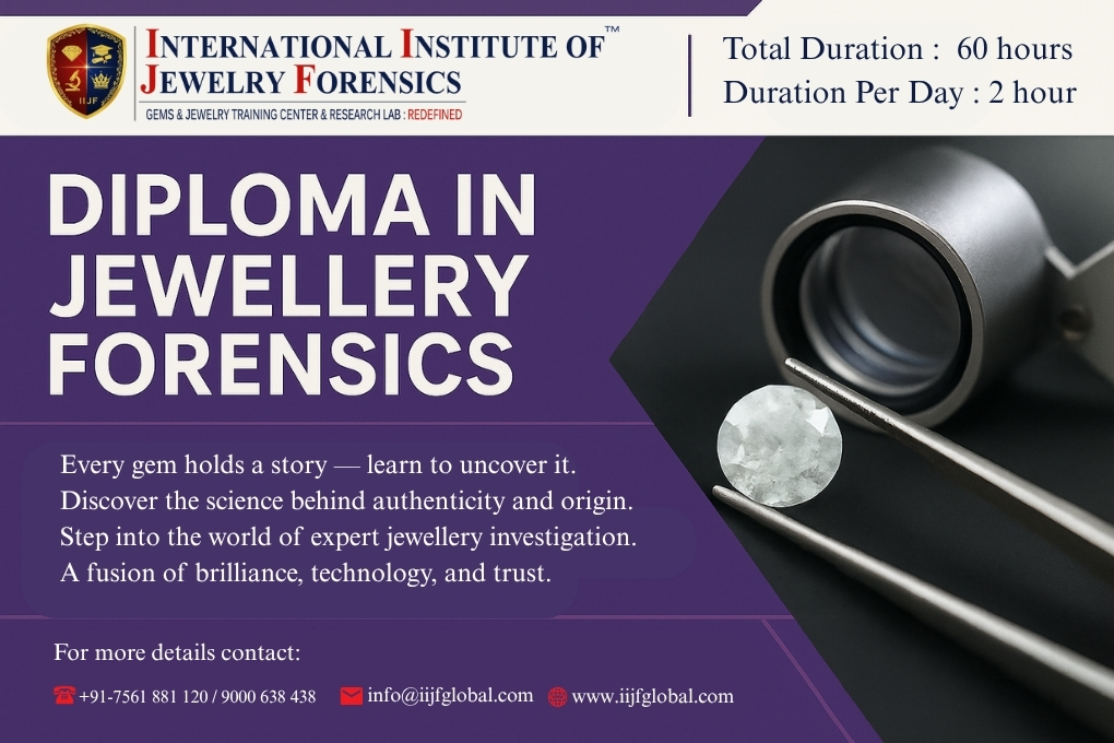 diploma in jewellery forensics